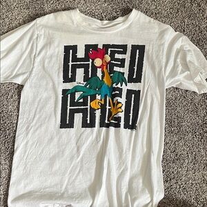 Disney White Tee with HEI HEI